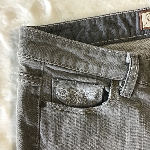 Paige Melrose Straight Grey Jean - Picture 7 of 8